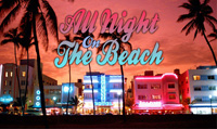 Running music mix entitled All Night on the Beach from Rock My Run