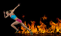 Running music mix entitled Set Fire to the Road from Rock My Run