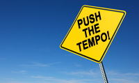 Running music mix entitled Push the Tempo from Rock My Run