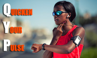Running music mix entitled Quicken Your Pulse from Rock My Run