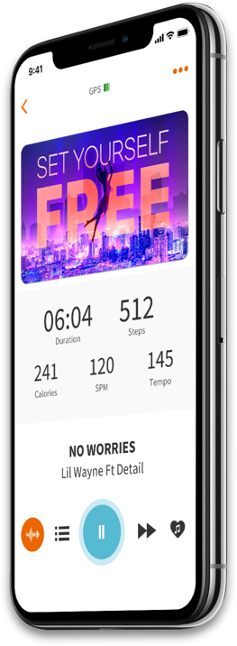 RockMyRun on phone